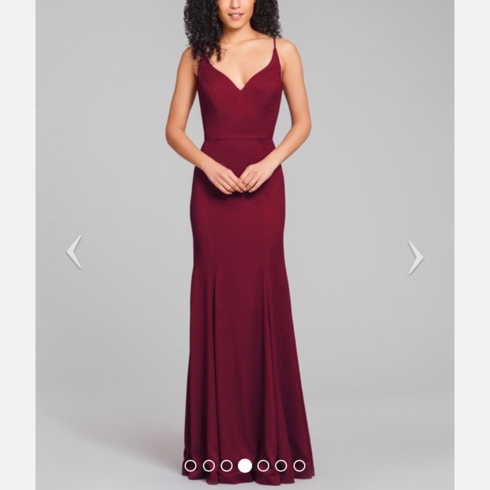 Hailey Paige SAND bridesmaid gown so 16 style 5858